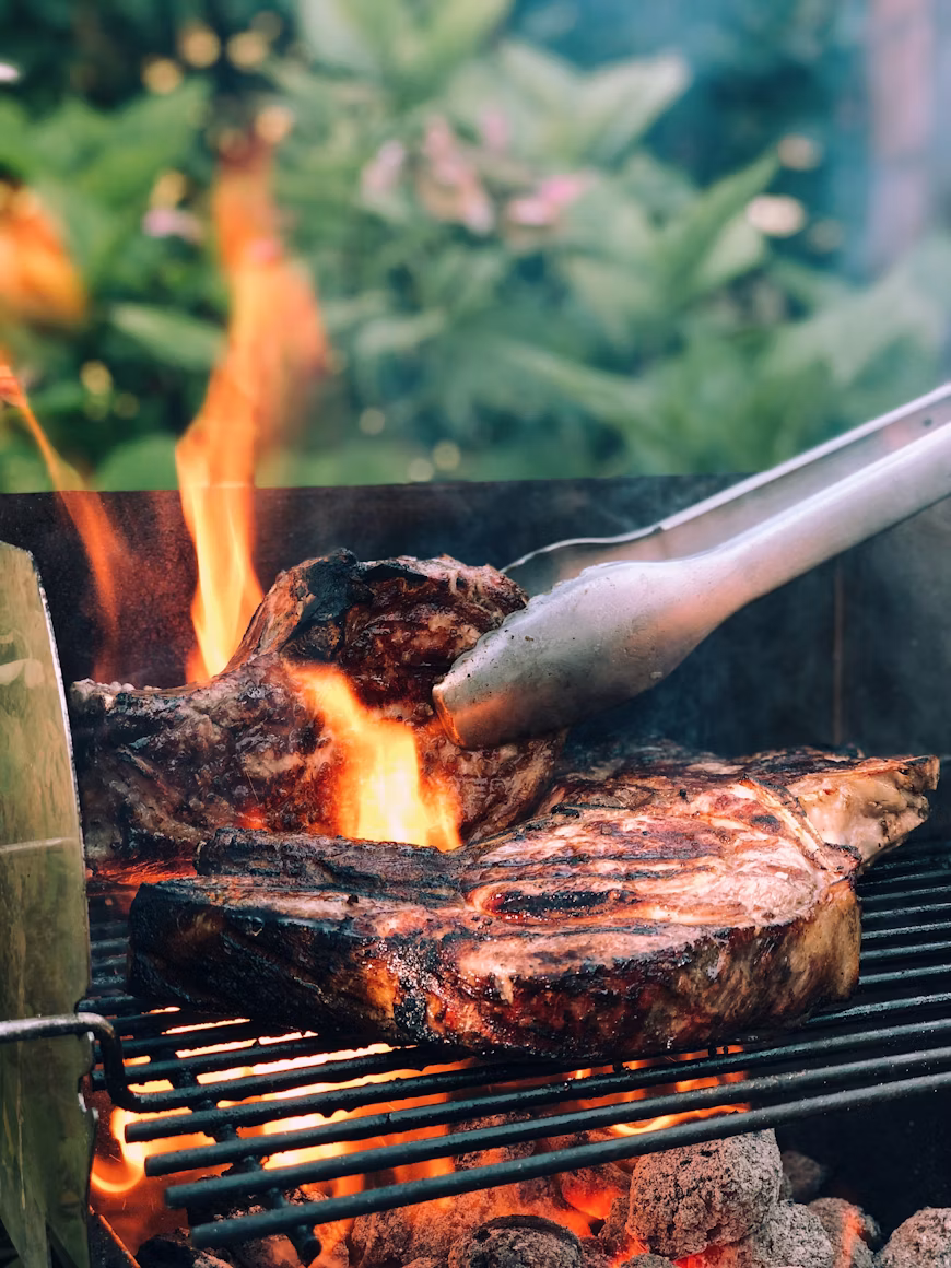 BBQ pit and family atmosphere